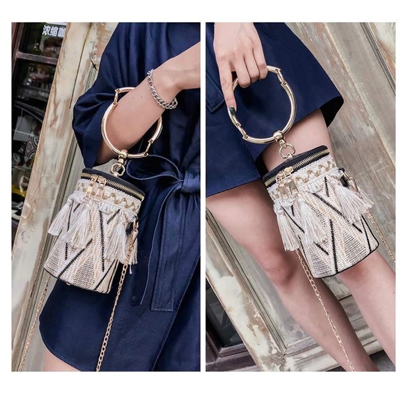 Boho style crossbody bag - Picture 4 of 4